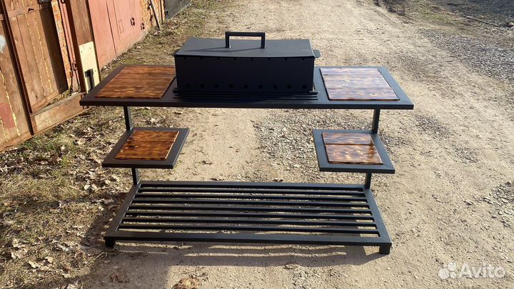 Мангал в стиле loft