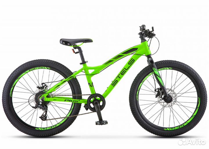 Велосипед 24д. Stels adrenalin, 8 ск неоновый-лайм