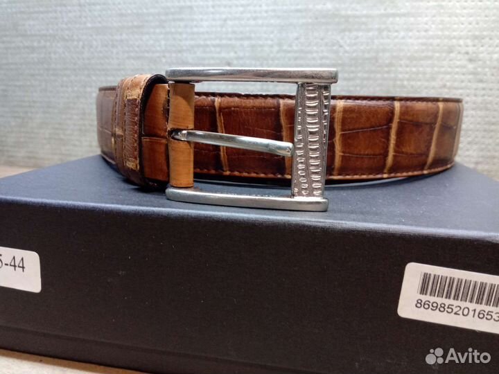 Мужской кожаный ремень Neri Karra