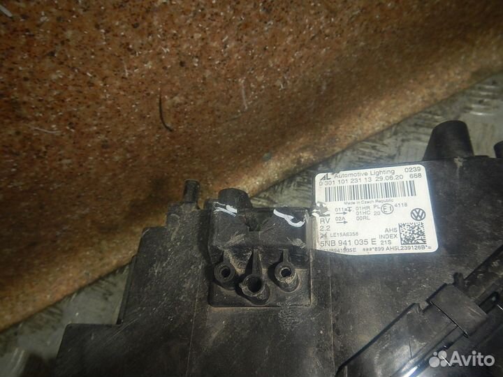 Фара левая, Volkswagen (Фольксваген) -tiguan (II)