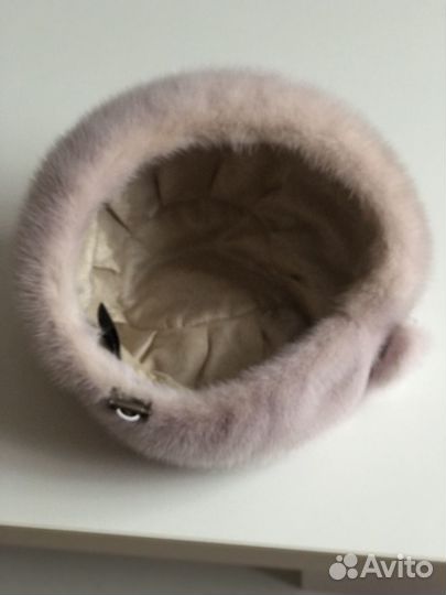 Берет норковый мягкий