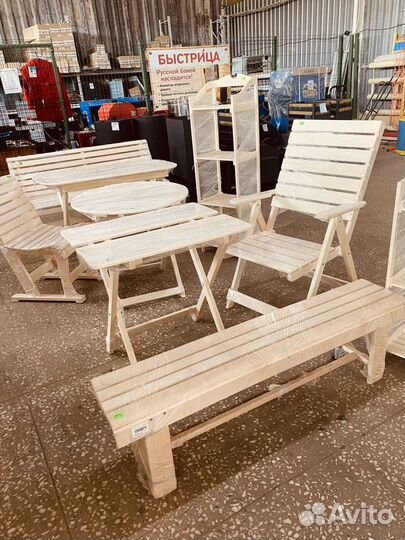 Мебель для бани дачи и загородного дома в наличии