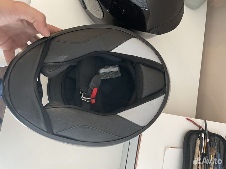 Мотошлем MT matrix Mono S Gloss Black