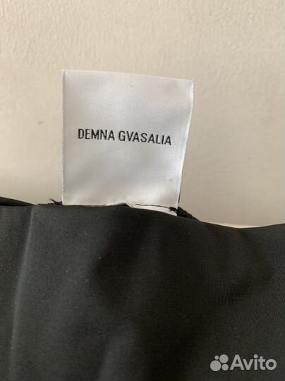 Обтягивающее черное платье Vetements