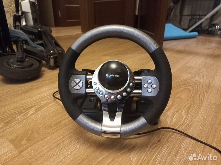 Игровой руль defender forsage gtr