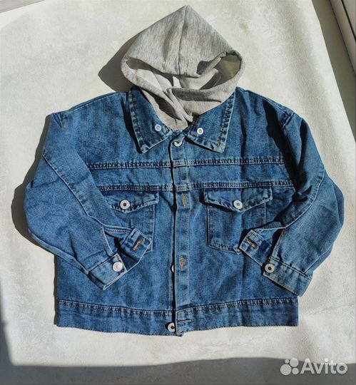 Джинсовая куртка детская 98, 104, 110, 116, 122