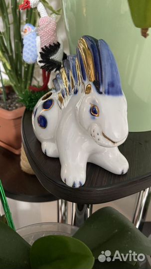 Фарфоровая статуэтка Дикобраз - карандашница лфз