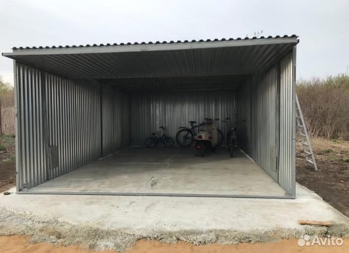 Гараж Хозблок односкатный