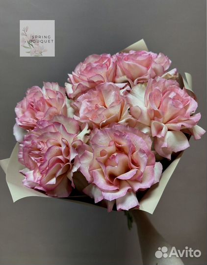 Букет французских роз на заказ