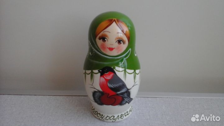 2 матрёшки СССР деревянные 7 и 8 см и др. сувениры