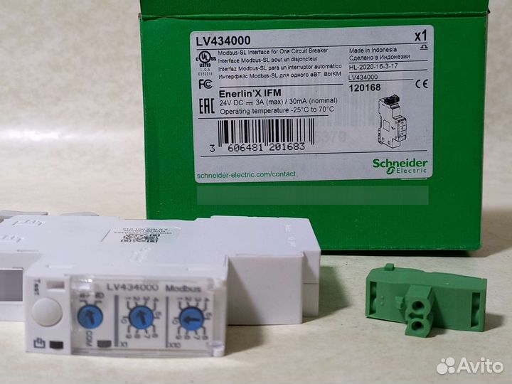 LV434000 modbus IFM compact masterpact Schneider