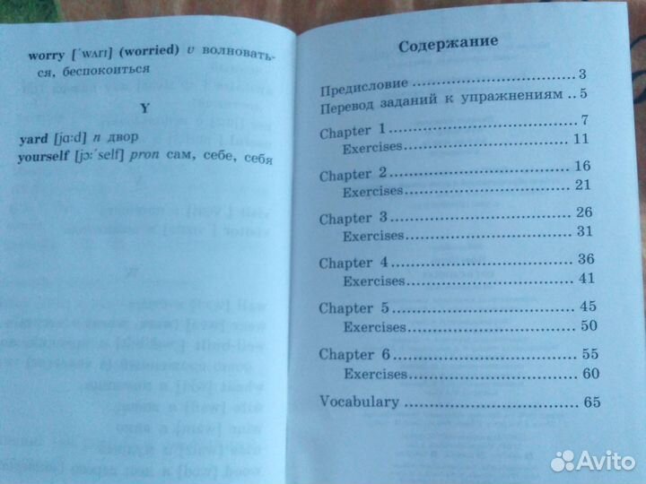 Книга на английском языке со словарем