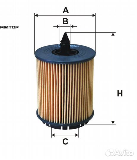 Filtron OE648/3 Фильтр масляный картридж