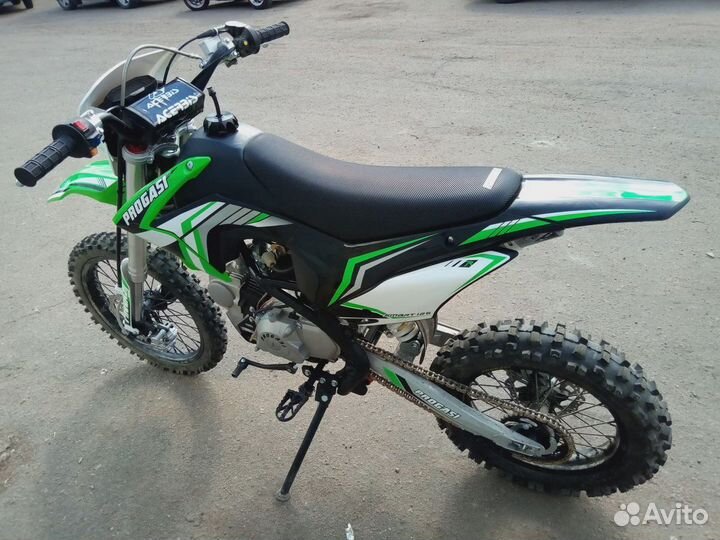 Мотоцикл кроссовый Progasi Smart mini 125 зеленый