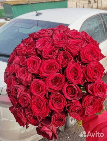 Розы букет цветов 51