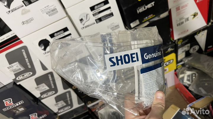 Визор shoei cwr-1 pinlock притемненый/прозрачный