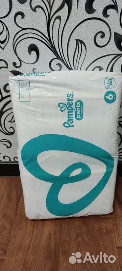 Памперсы детские трусики 6