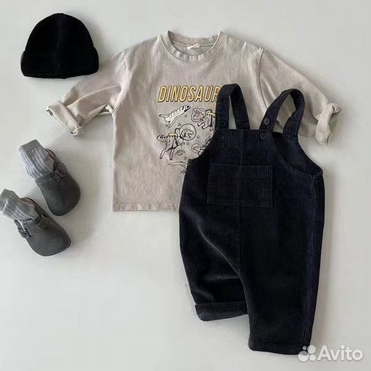 Вельветовый комбинезон детский 80-110