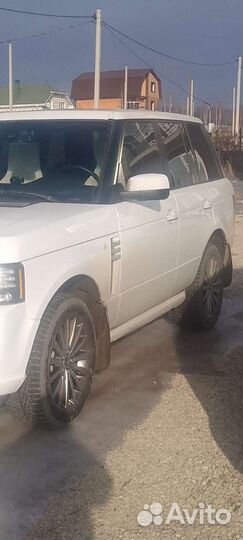 Накладки на пороги Range Rover l322 avtobiographi