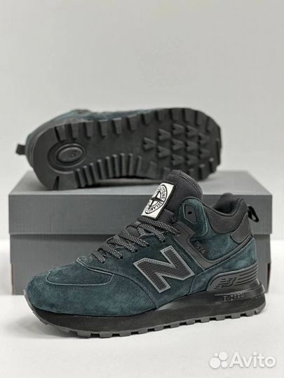 Кроссовки New Balance 574 Stone Island зимние