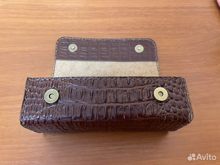 Футляр для очков из натуральной кожи