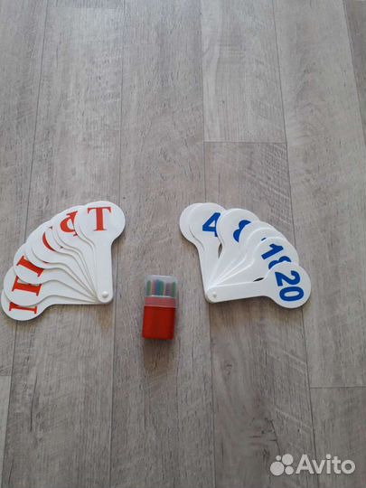 Касса веер цифры буквы счетные палочки