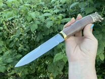 Нож Гепард AUS-8 с головой волка