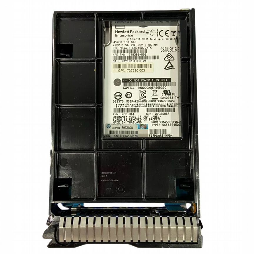 [737573-001] Жесткий Диск Hp 450gb Sas 3,5" Hdd 737573-001