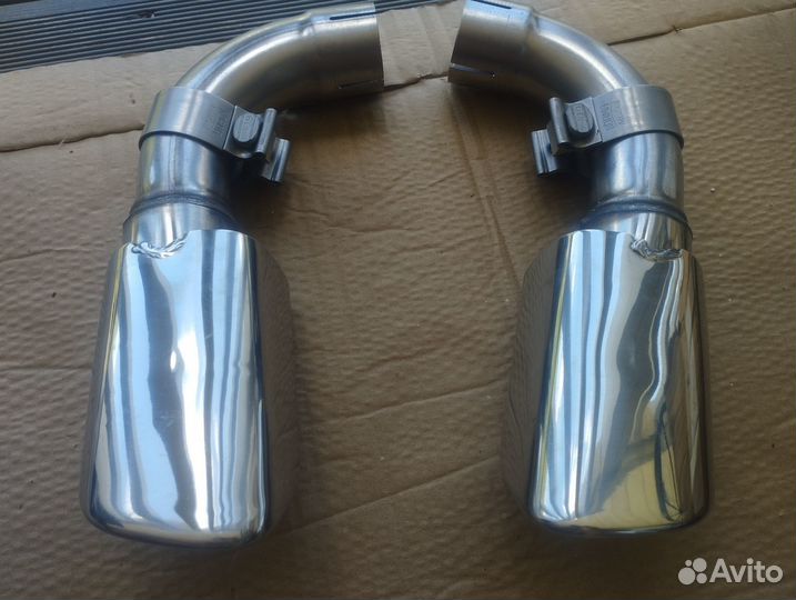 Насадки для двойного глушителя Volvo S60, V60