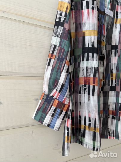 21 23 25 Блуза блузка рубашка Marina Rinaldi шелк