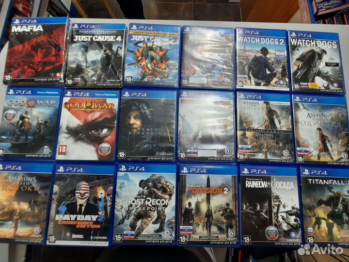 Игры для PlayStation 4 Б/У (обмен)