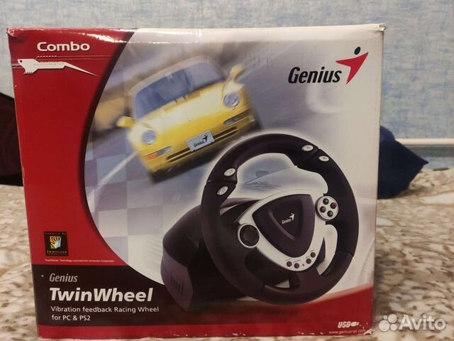 Genius twinwheel игровая приставка руль и педали