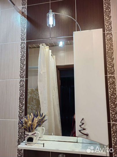 Зеркало с подсветкой для ванной бу