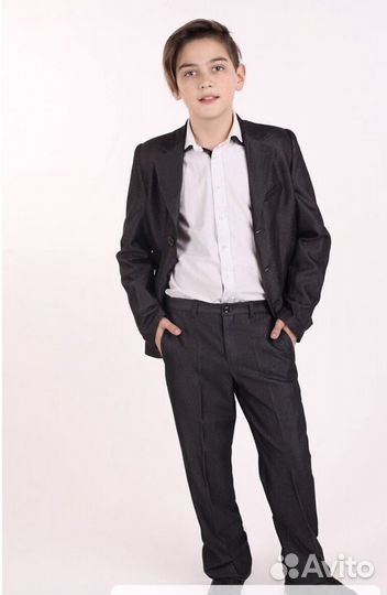 Пиджак школьный для мальчика 158