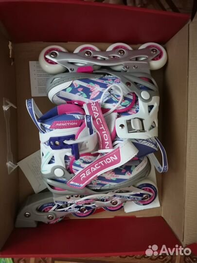 Коньки новые роликовые Reaction 26-31