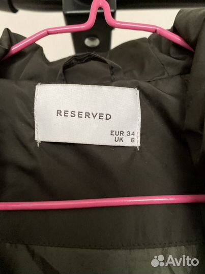 Пуховик женский reserved 34 р весна осень