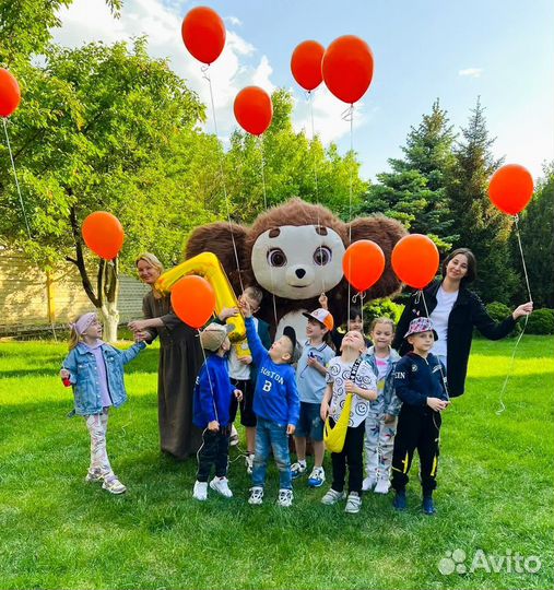 Поздравление от Чебурашки, аниматоры