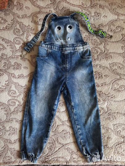Джинсовый комбинезон 98
