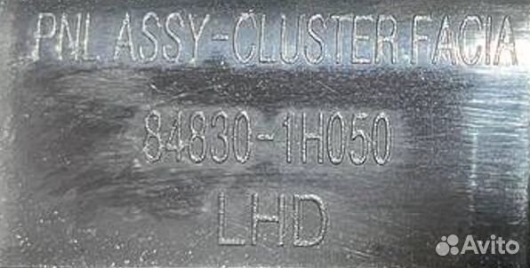 Накладка щитка приборов Kia Ceed ED