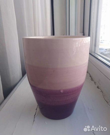 Горшок-кашпо для цветов, керамика