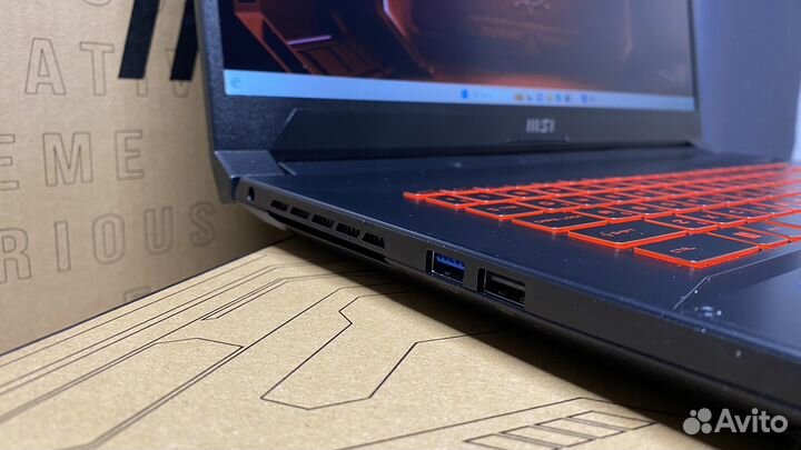 Как новый Ноутбук MSI i7-12650H/3050/16GB/17,3