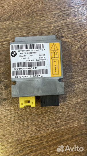 Блок управления airbag BMW 7-series E65/E66