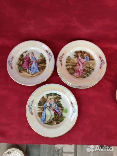 Тарелки и блюдо сервиз Романс 