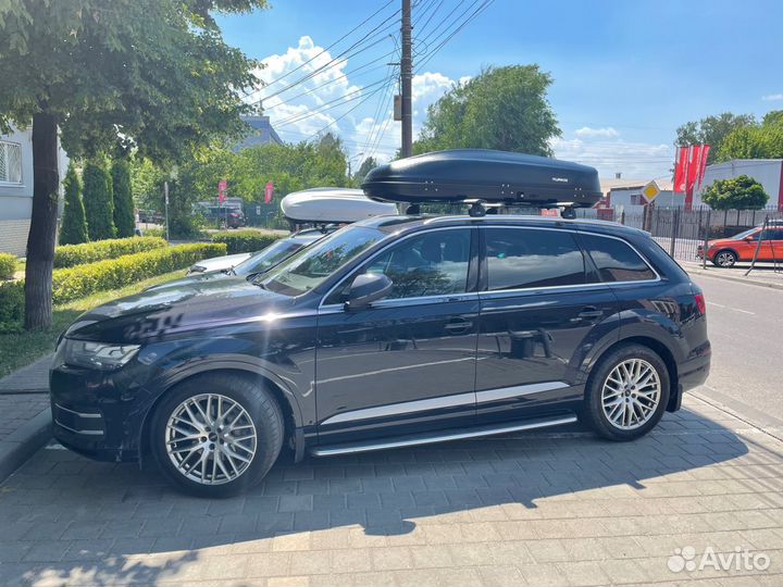 Бокс на крышу Turino Sport 480 черный на Audi Q7