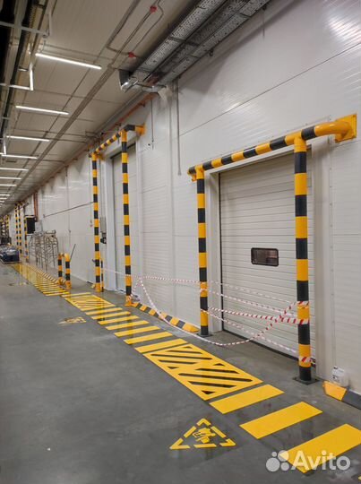 Разметка склада, парковок и пакркингов