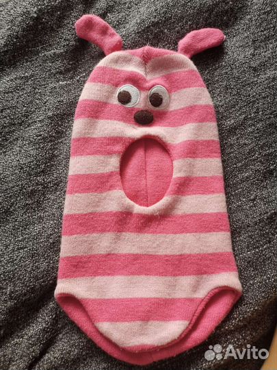 Шапка-шлем на девочку