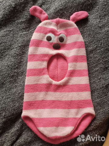 Шапка-шлем на девочку