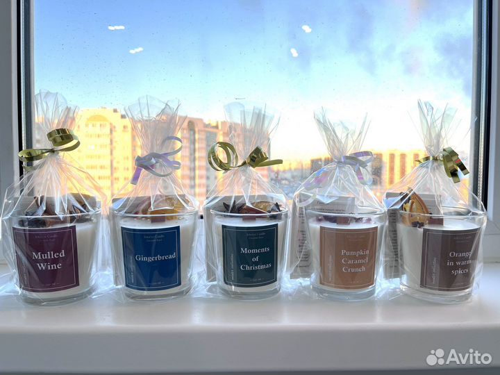 Свечи ручной работы новогодние