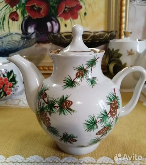 Заварочные чайники. Фарфор. СССР