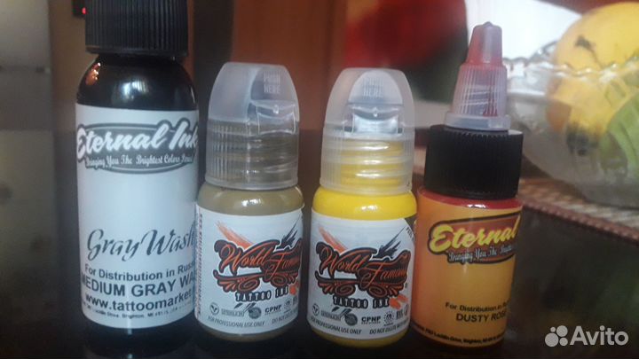 Пигменты для татуажа и тату World famous Ink